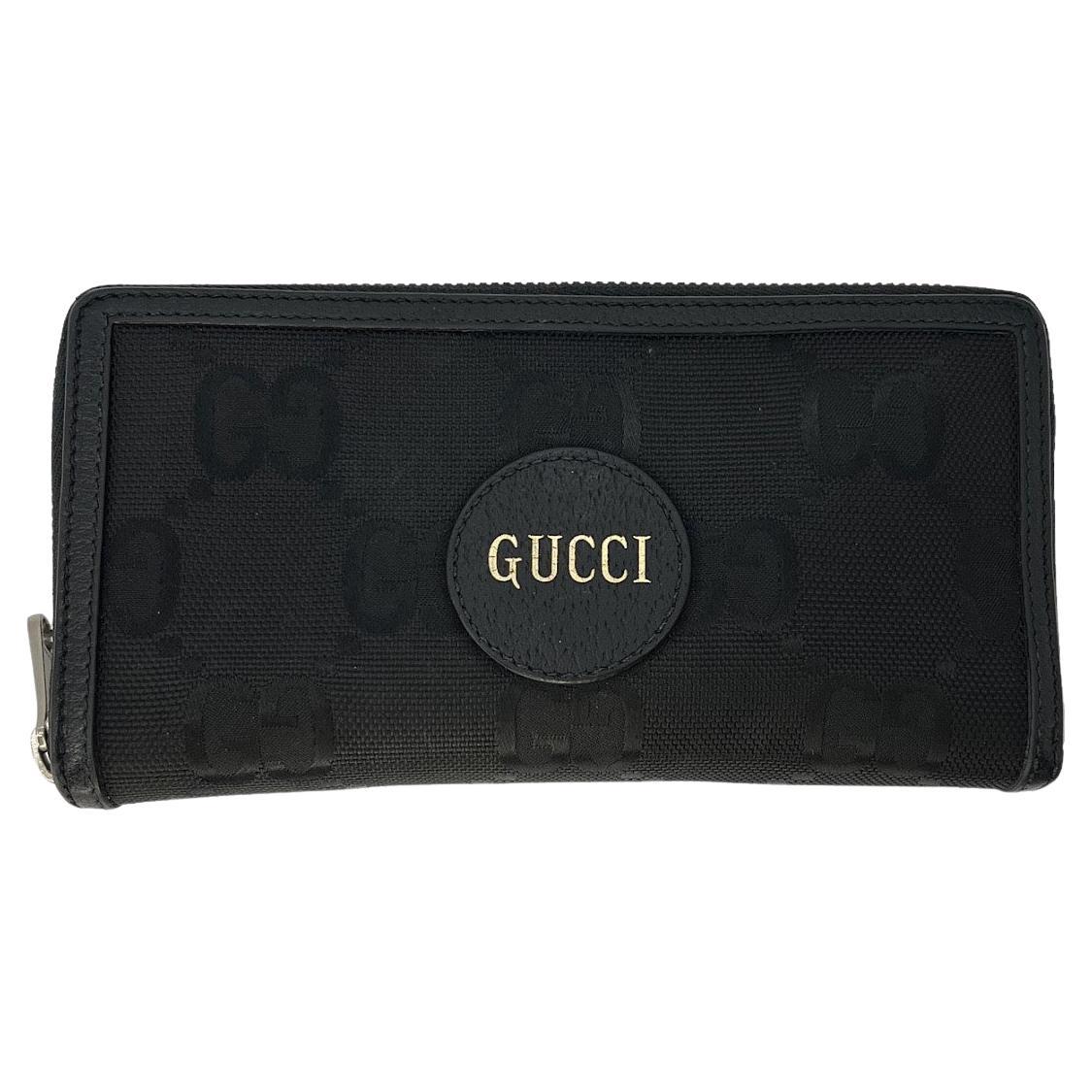 Gucci Black Off The Grid GG Zip Around Wallet For Sale
