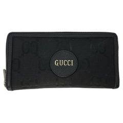 Used Gucci Black Off The Grid GG Zip Around Wallet