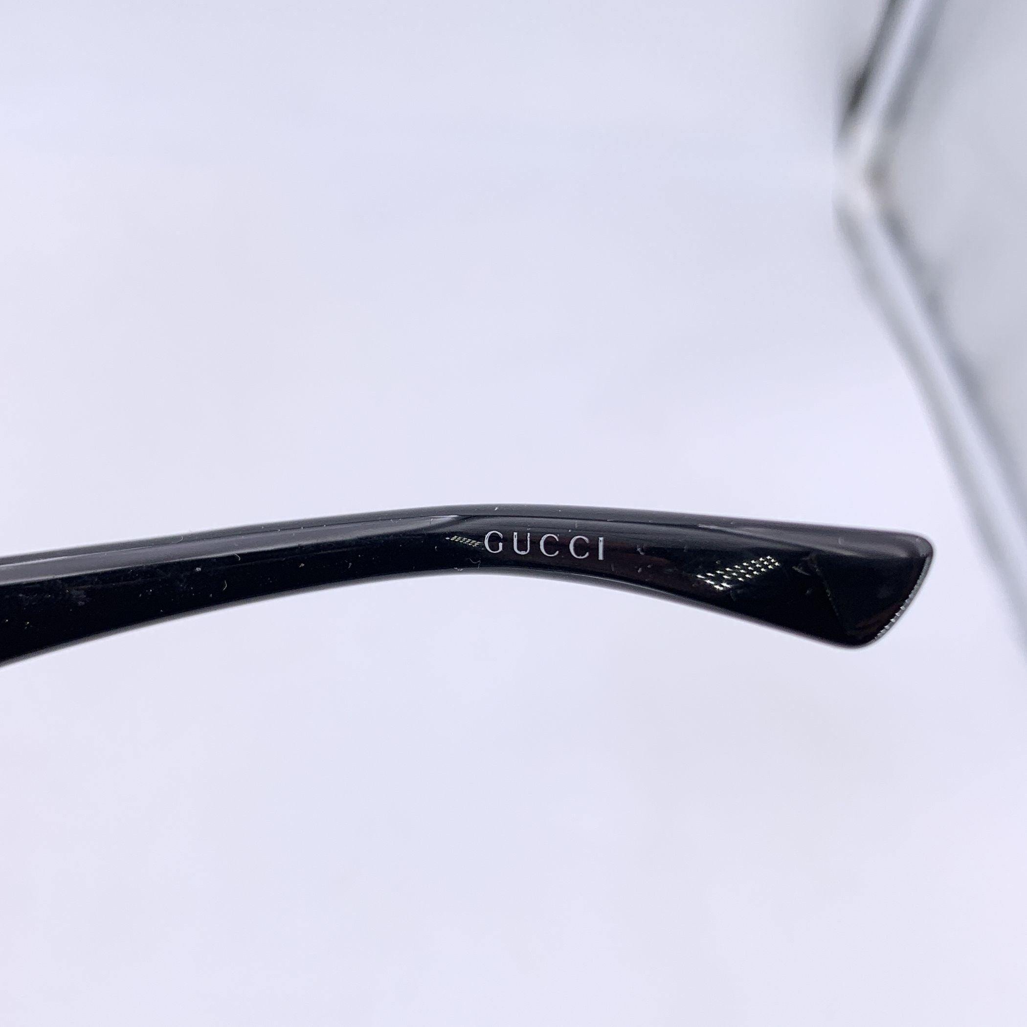 Women's Gucci Black Oversize Sunglasses Horsebit GG2562/S 60/15 115mm For Sale