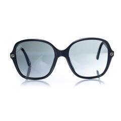 Gucci, schwarze Sonnenbrille in Übergröße