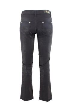 Gucci Black Capri Jeans Pants in Pamuk Years 2000 With Logos