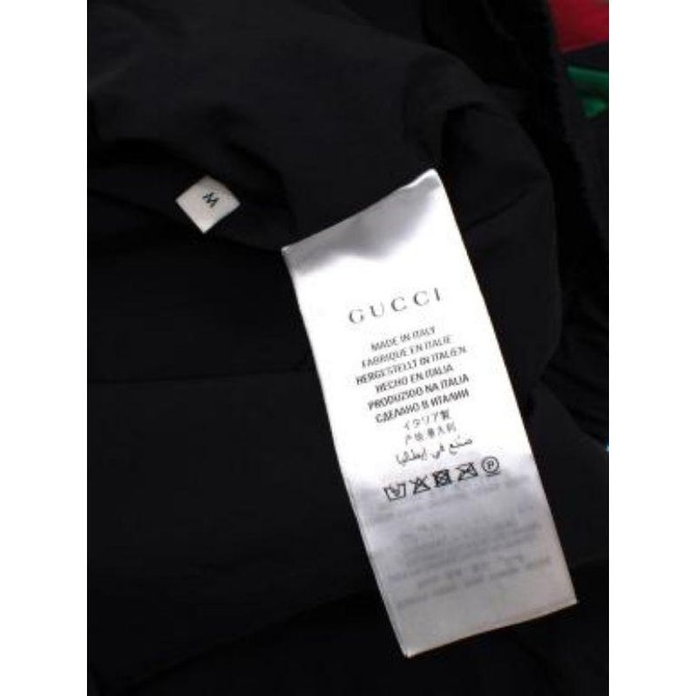 Gucci Black Panthere Embroidered Windbreaker Jacket For Sale at 1stDibs