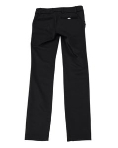 Gucci Black Pants with Silver Zip Detail in Black Nylon