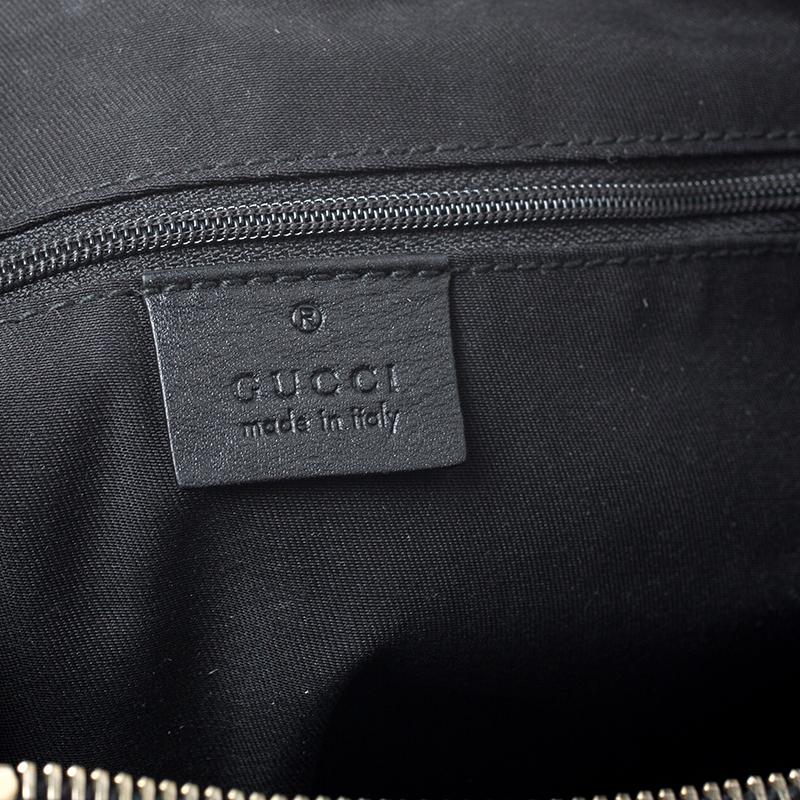 Gucci Black Patent Leather Abbey D-Ring Shoulder Bag 10