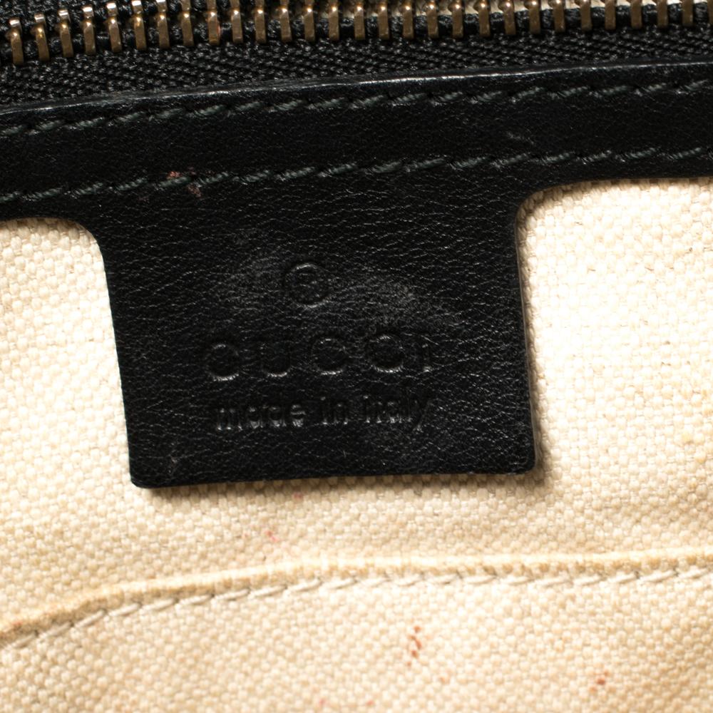 Gucci Black Patent Leather Bright Bit Crossbody Bag 5