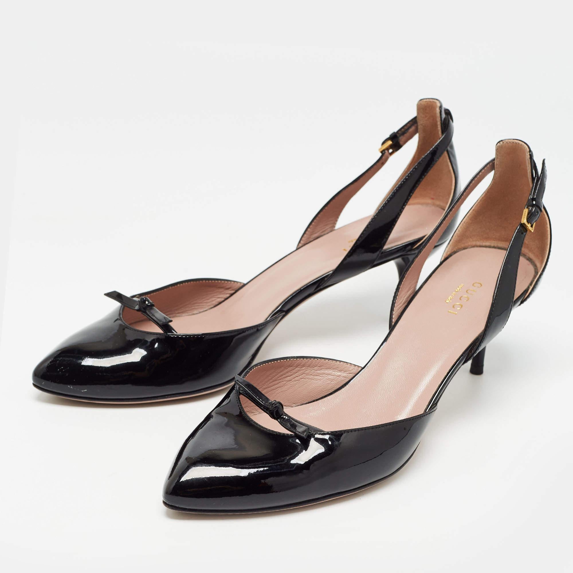 Make a chic style statement with these designer pumps. They showcase sturdy heels and durable soles, perfect for your fashionable outings!
