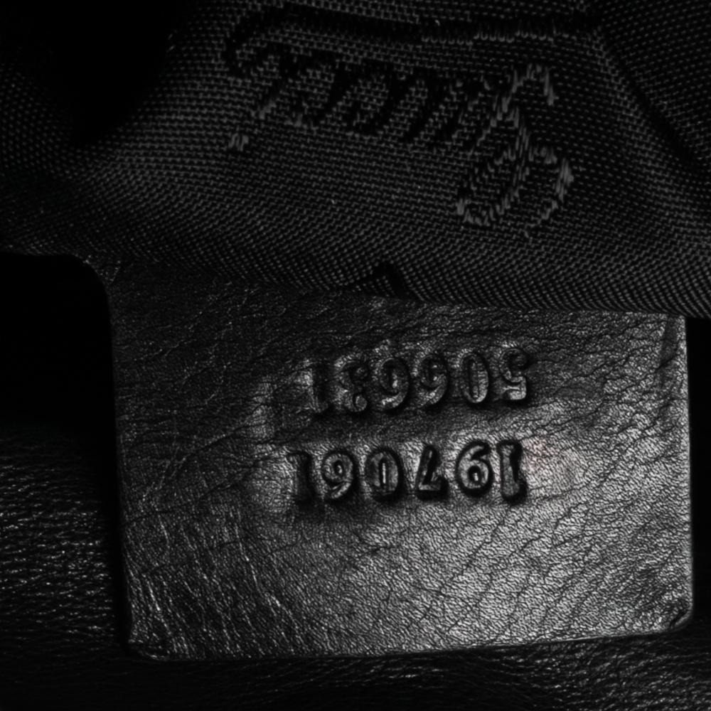 Gucci Black Patent Leather Hysteria Hobo 3