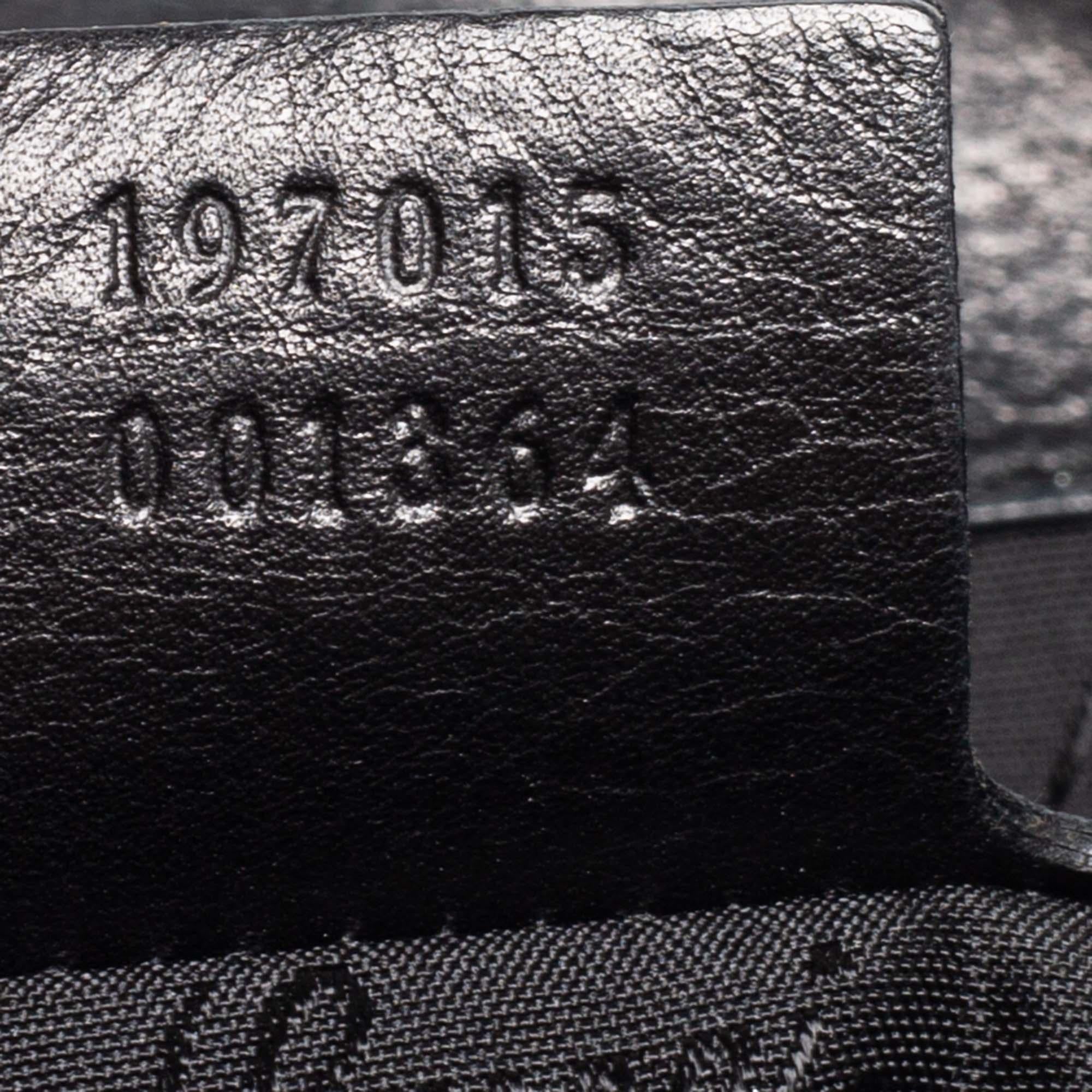 Gucci Black Patent Leather Large Hysteria Clutch 4