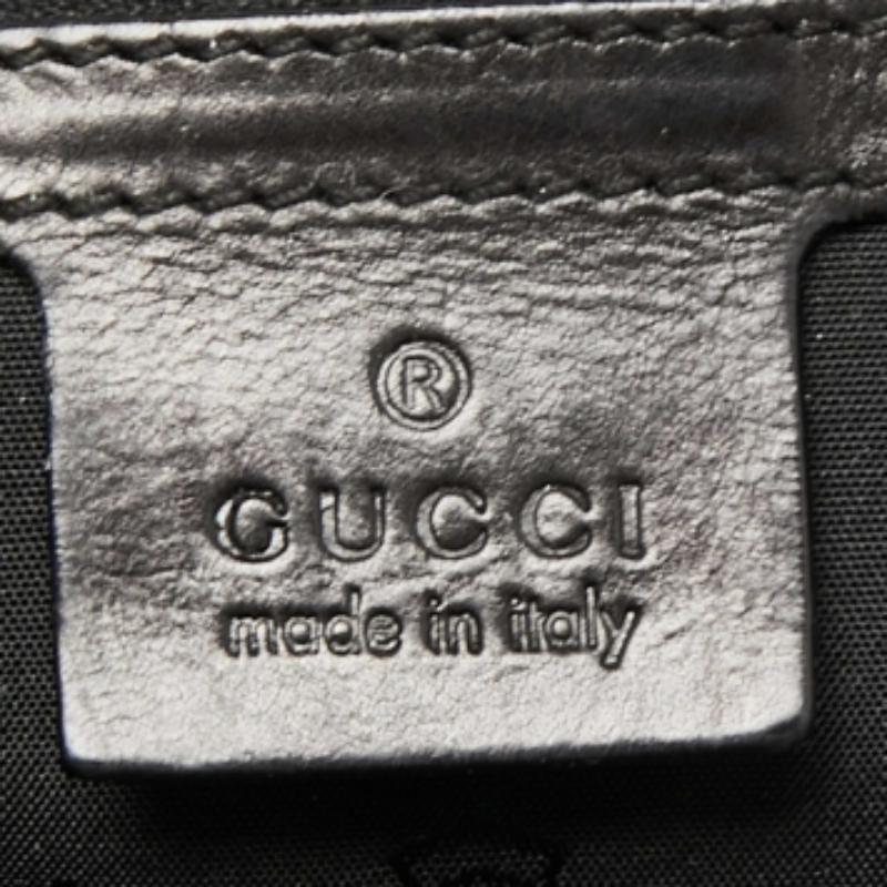 Gucci Tote grande Hysteria in vernice nera In condizioni buone in vendita a Dubai, Al Qouz 2