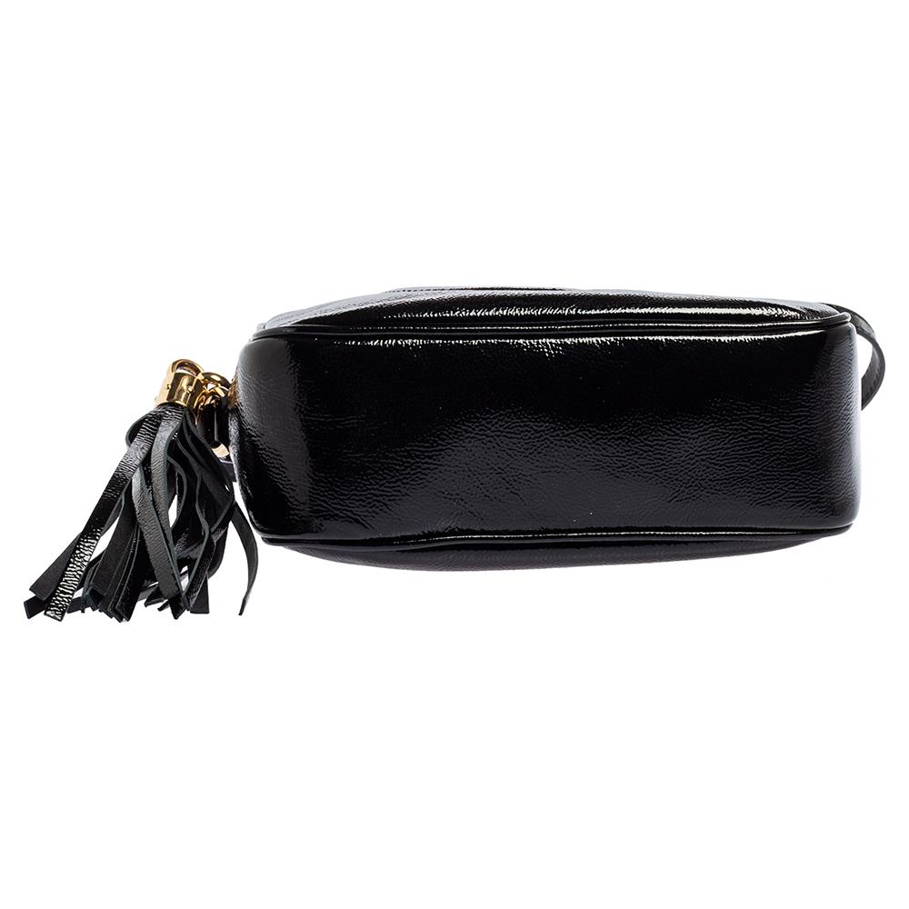 Gucci Black Patent Leather Small Soho Disco Crossbody Bag 7