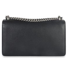 Gucci Black Pebbled Calfskin Small Dionysus Shoulder Bag