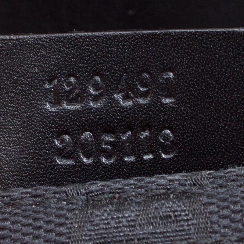 Gucci Black/Pink GG Canvas and Satin Small Limited Edition Web Chain Clutch 4