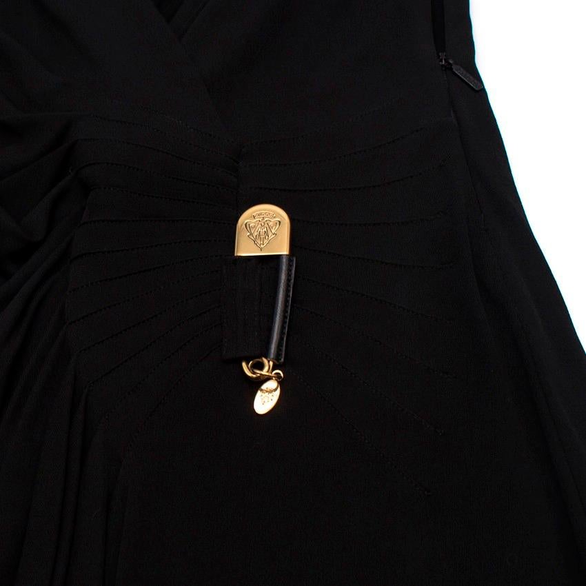Gucci black pleated Safety Pin Dress US 6 2