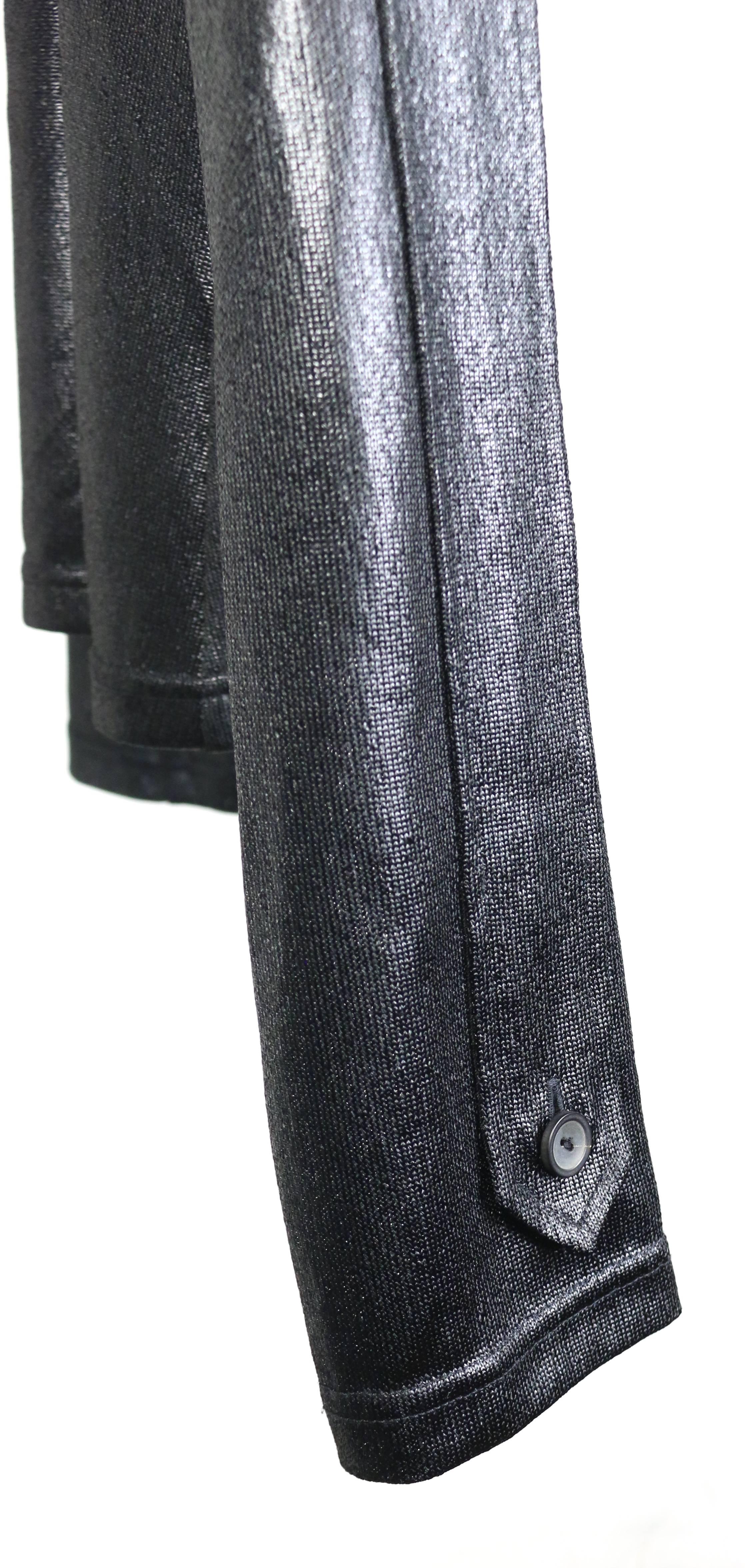 Schwarzes langärmeliges Gucci-Oberteil aus Polyester Damen im Angebot