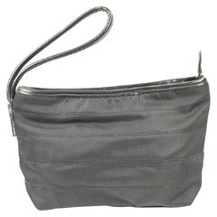Gucci Black Pouch Diamante Lined Ggtl205 Cosmetic Bag