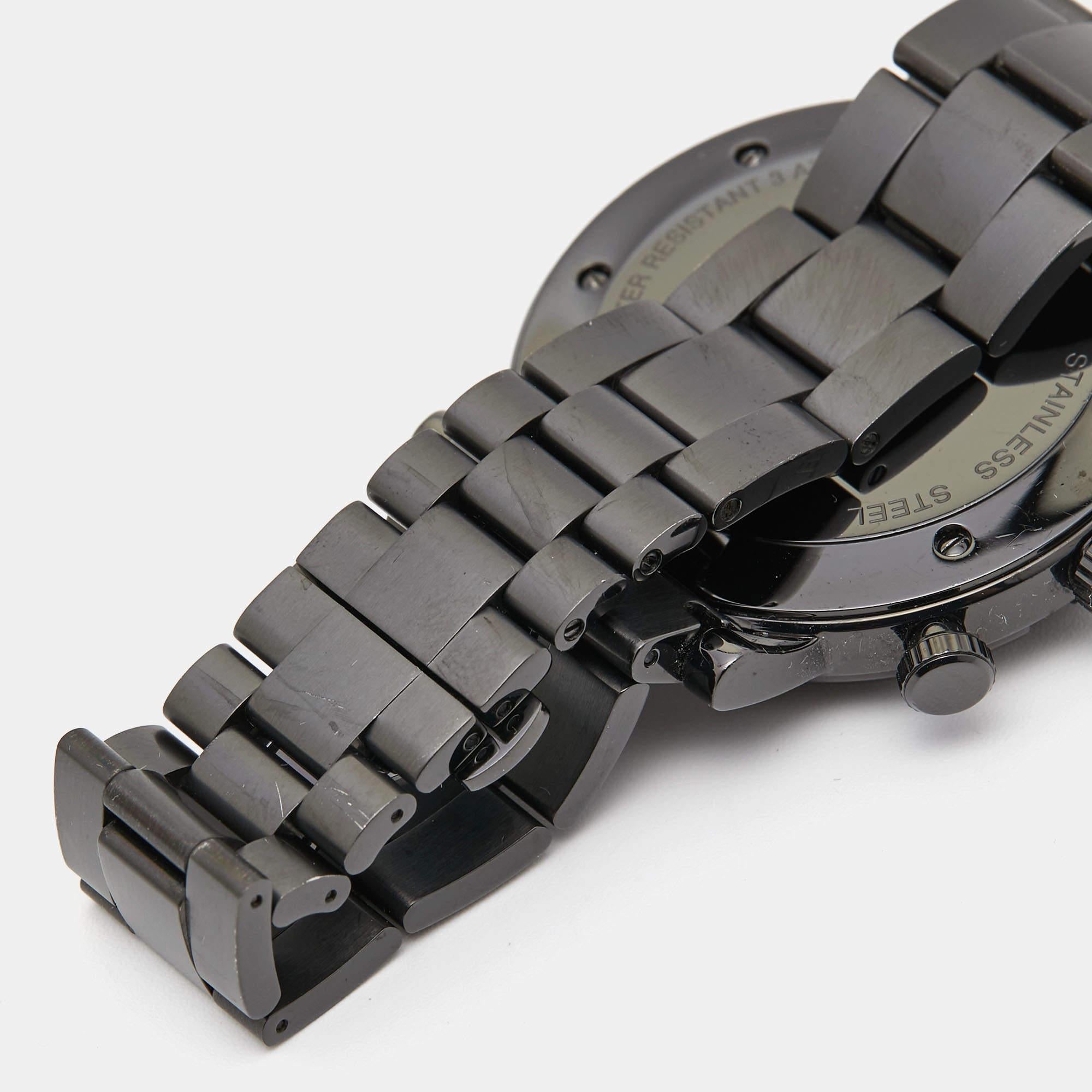 Gucci Montre-bracelet pour homme G-Chrono YA101331 en acier inoxydable revêtu de PVD noir 44 mm en vente 2