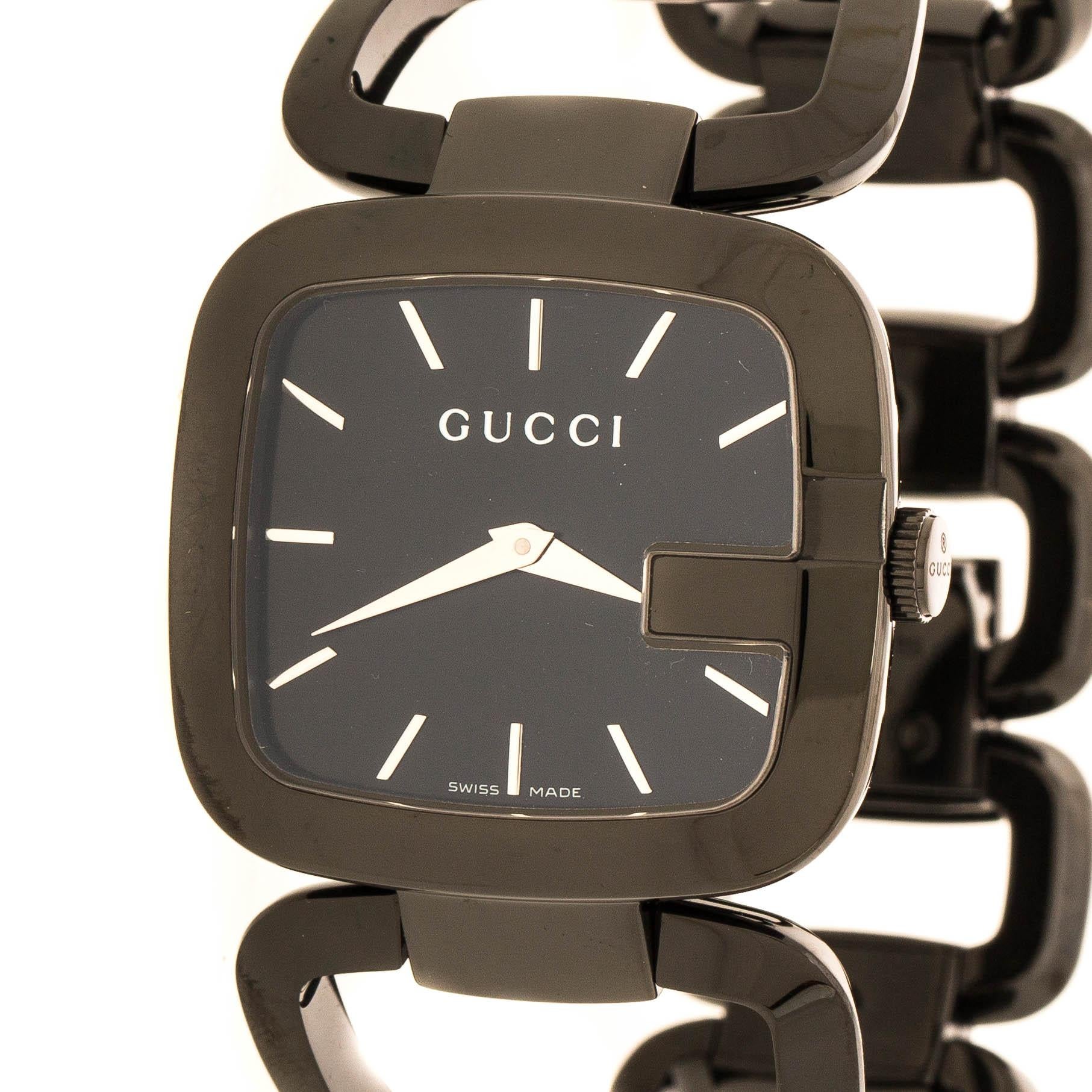 Gucci Black PVD Coated Stainless Steel 