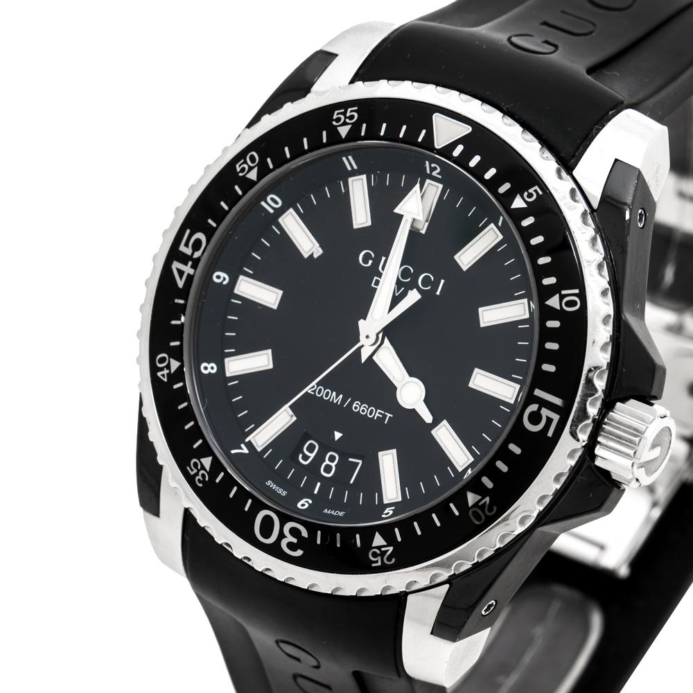 Gucci Black PVD Coated Stainless Steel 