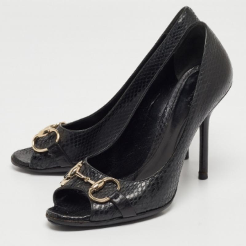 Make a chic style statement with these designer pumps. They showcase sturdy heels and durable soles, perfect for your fashionable outings!