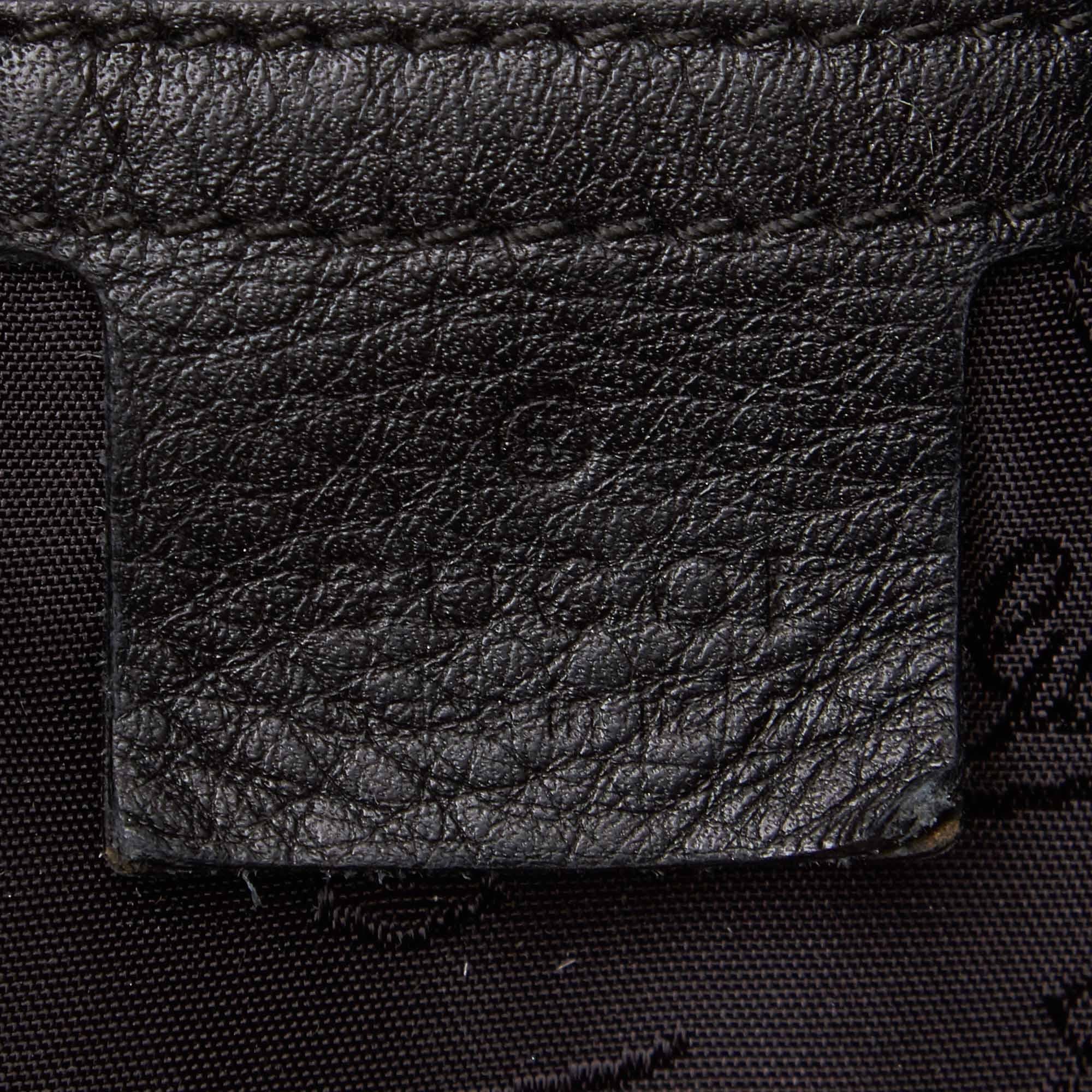 Gucci Black Quilted Nylon Techno Hobo Bag For Sale 2