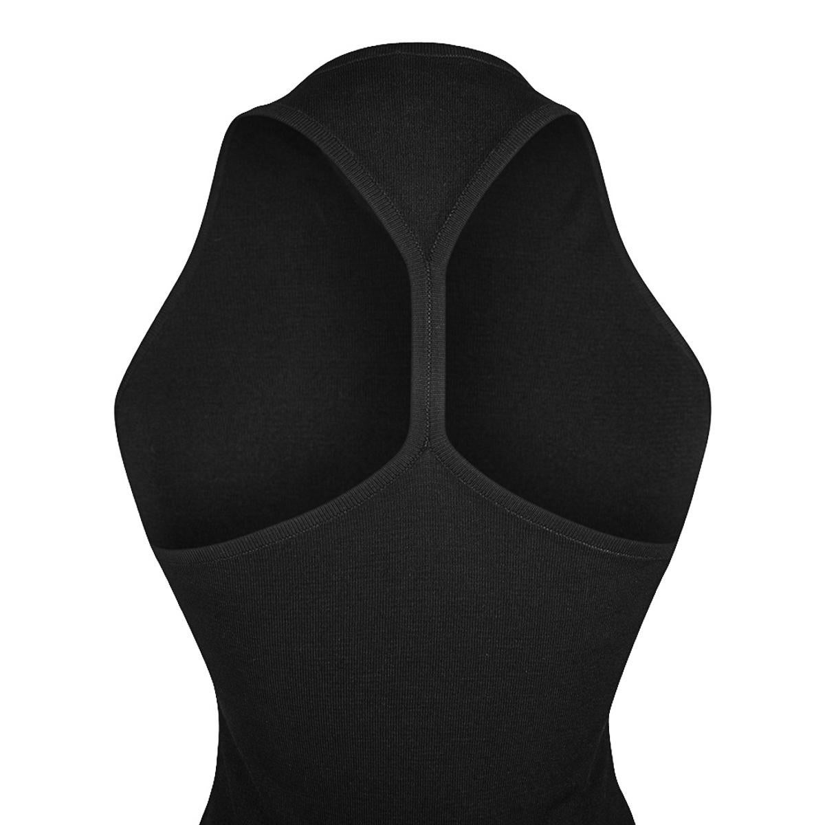 Gucci Black Racerback Vintage Black Top S In Excellent Condition For Sale In Miami, FL