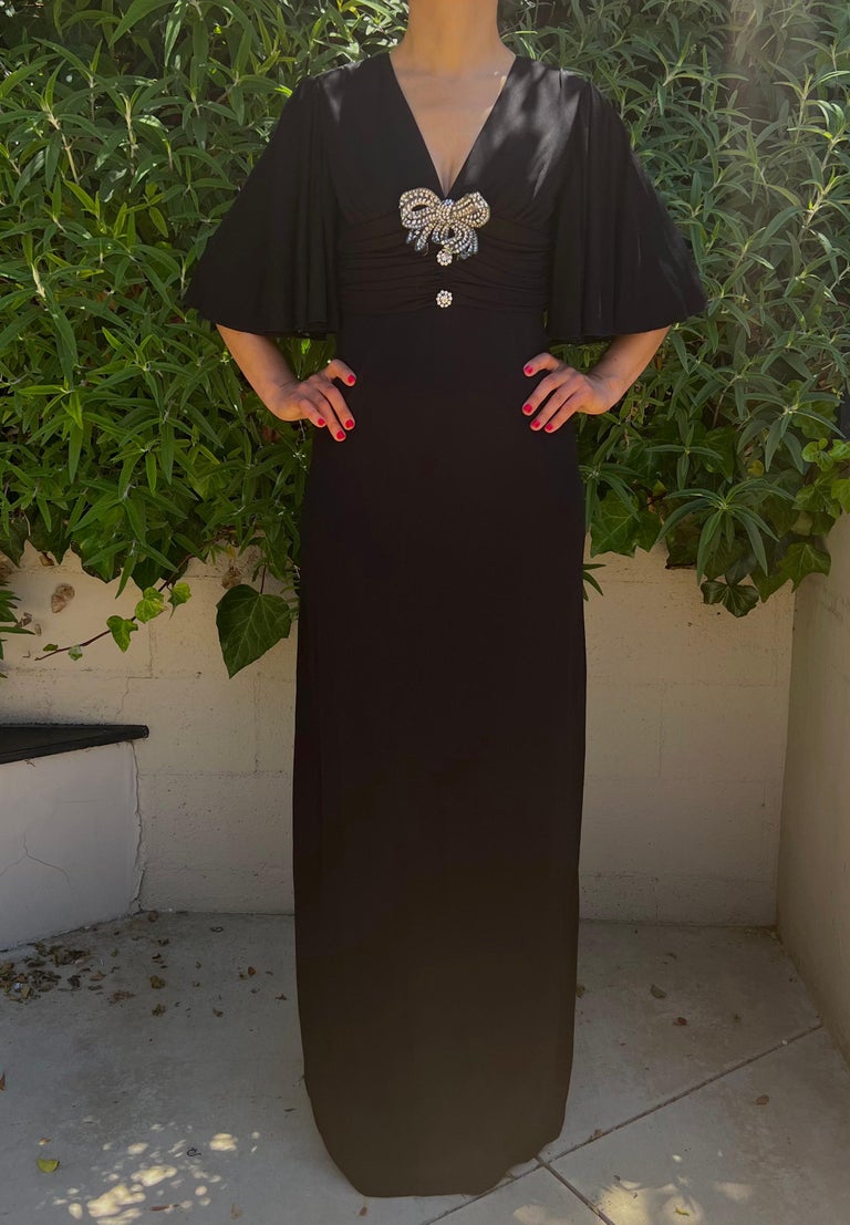 chinese dress ladies Gucci Silk Maxi Dress Size M – KMK Luxury Consignment main image 1