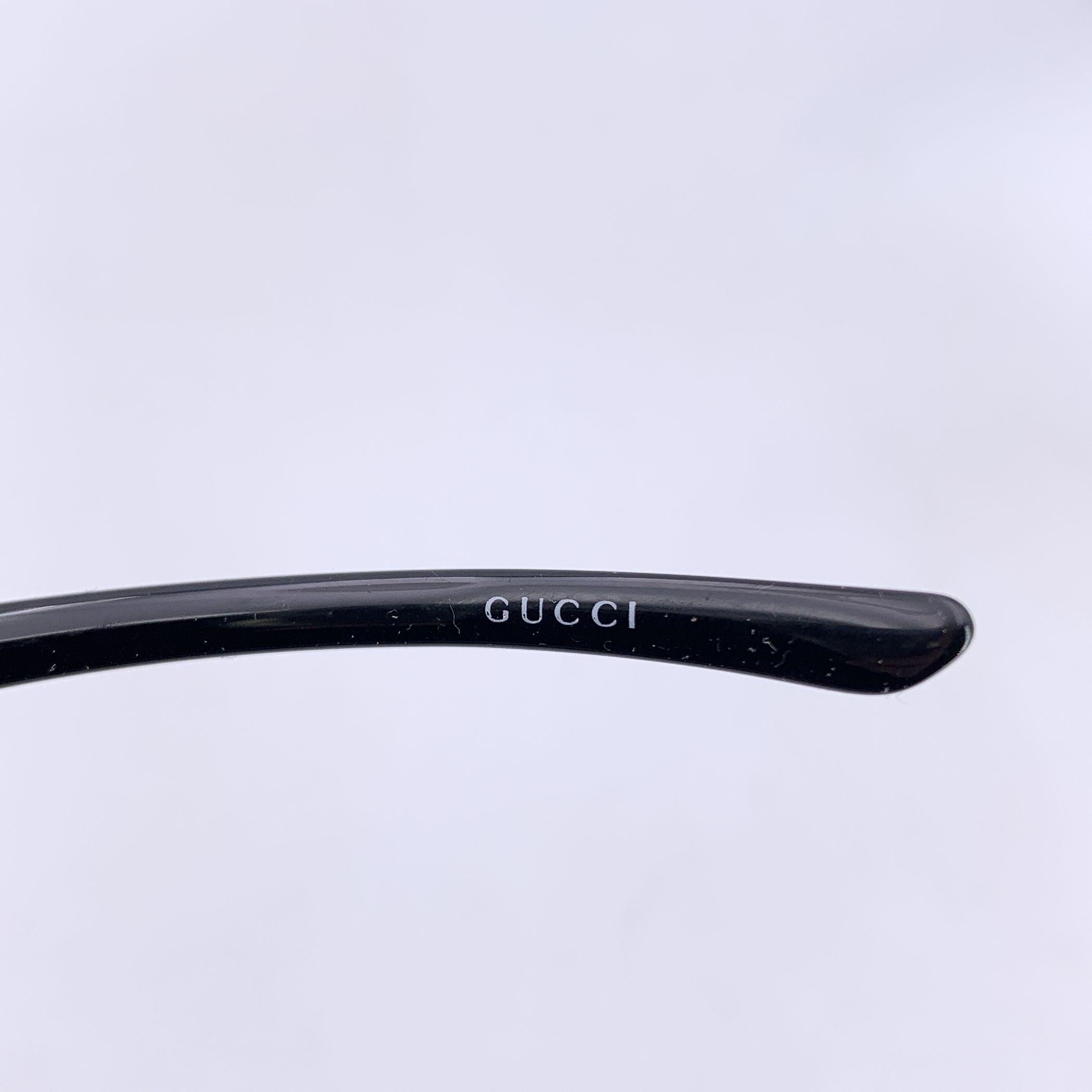 Gucci Black Rectangle Sunglasses GG2550/S 58/15 125mm im Zustand „Hervorragend“ im Angebot in Rome, Rome