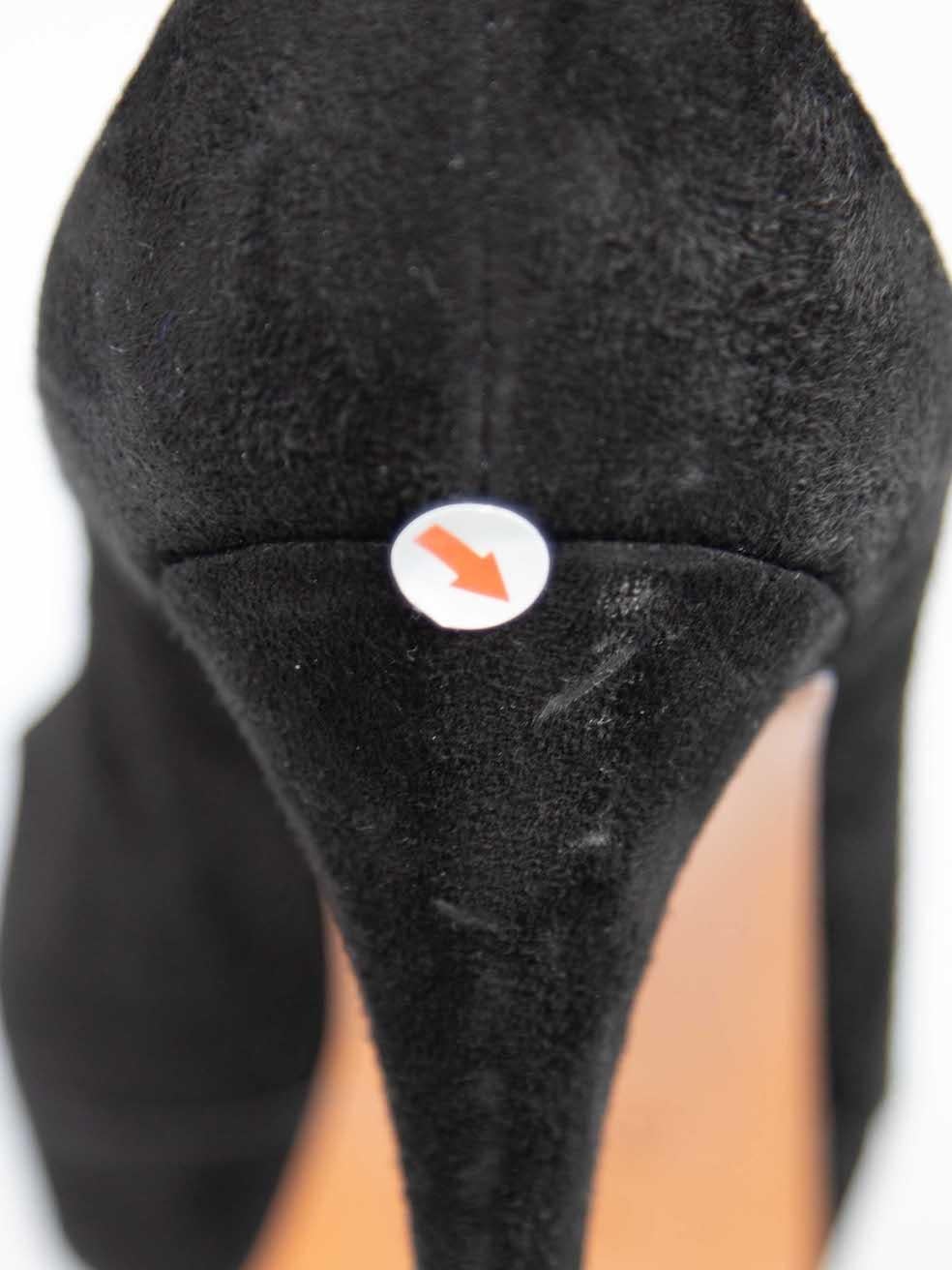Gucci escarpins noirs à bout rond taille IT 38,5 en vente 3