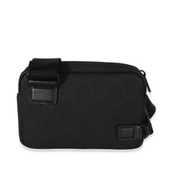 Gucci Black Rubber GG Effect Mini Slingbag