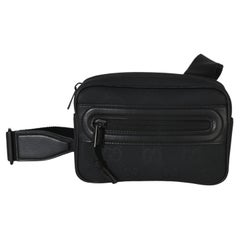 Gucci Black Rubber GG Effect Mini Slingbag