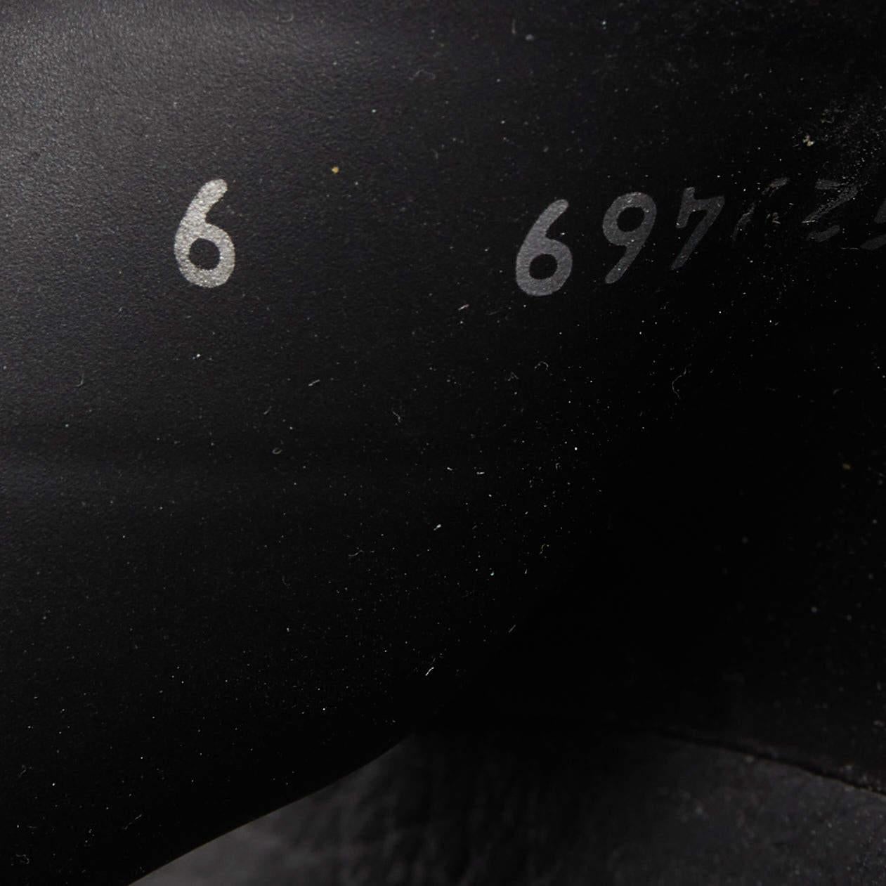 Gucci Black Rubber Web Detail Slide Sandals Size 40 For Sale 3