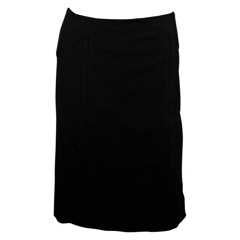 Gucci Black Short Skirt For Sale at 1stDibs