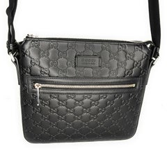 Gucci Black Signature Small Messenger Bag