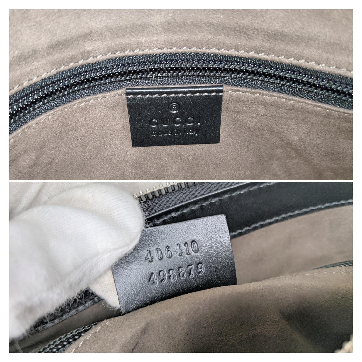 Women's or Men's Gucci Black Signature Small Messenger Bag