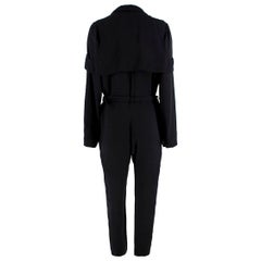 Schwarzer Jumpsuit aus Seidenmischung von Gucci IT40