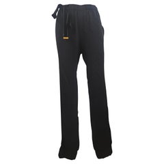 Schwarze Gucci-Seidenhose