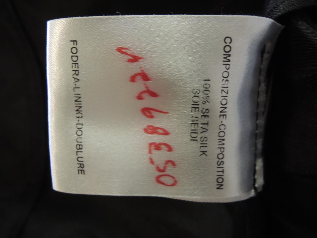 Gucci Black Silk Scoop Neck Blazer Jacket For Sale 3