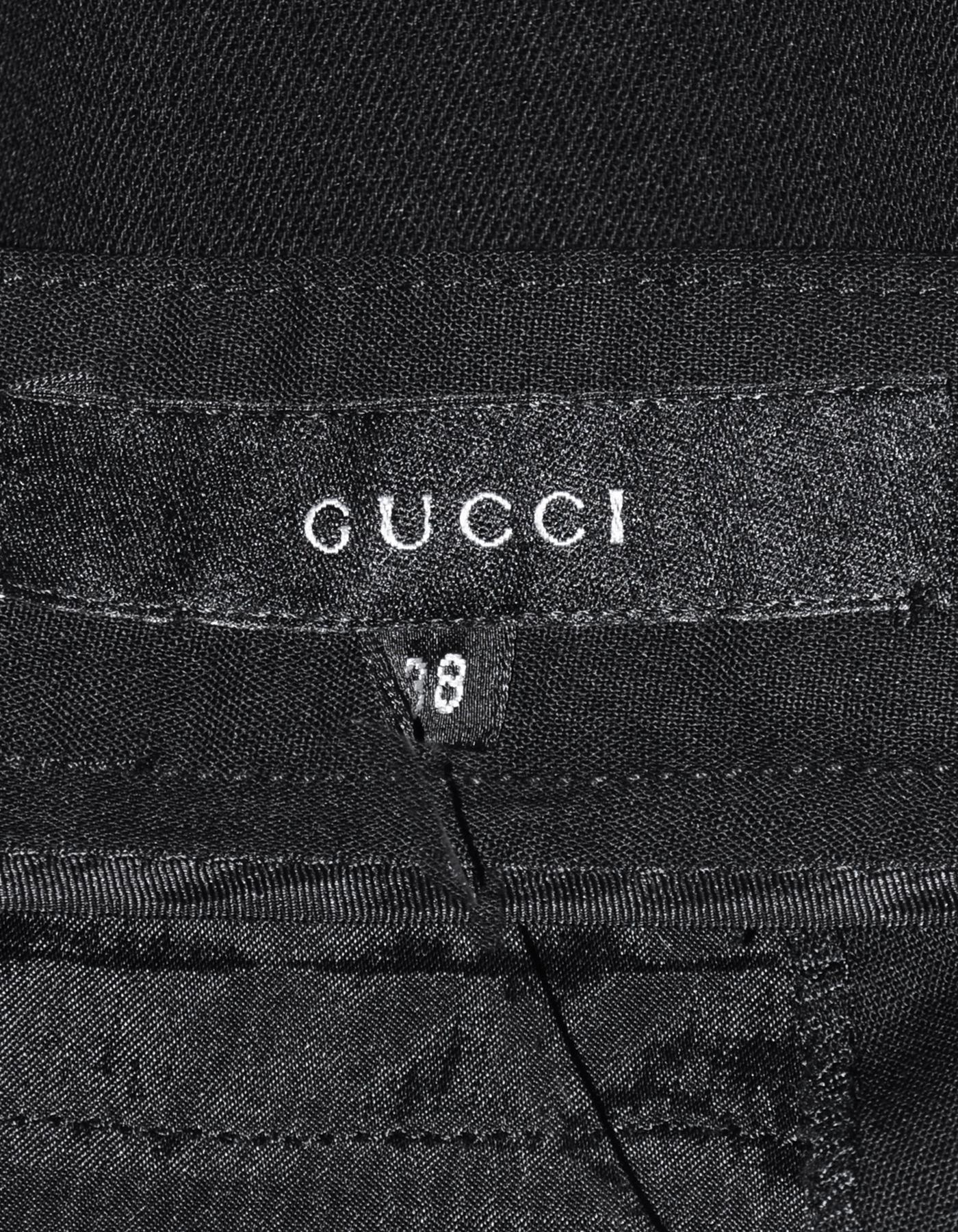 gucci black slacks