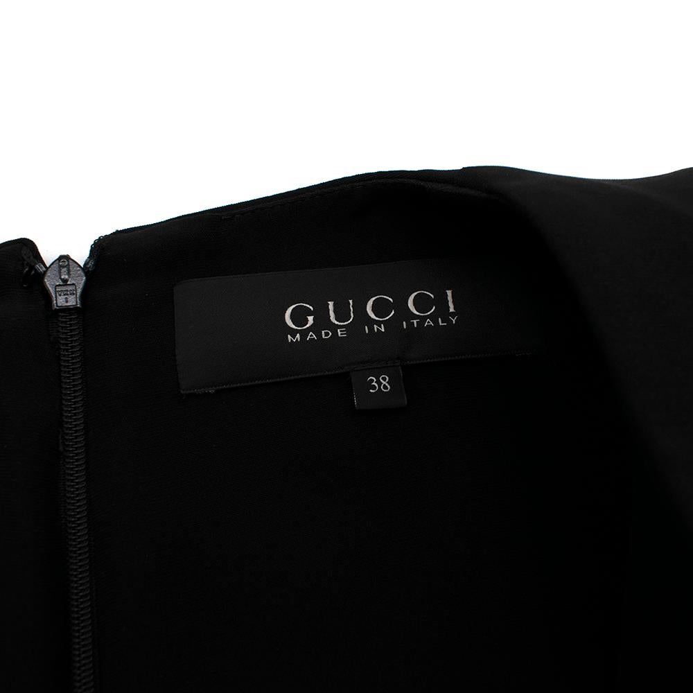 Gucci Black Sleeveless Crystal Embellished Gown - Size US 2 2