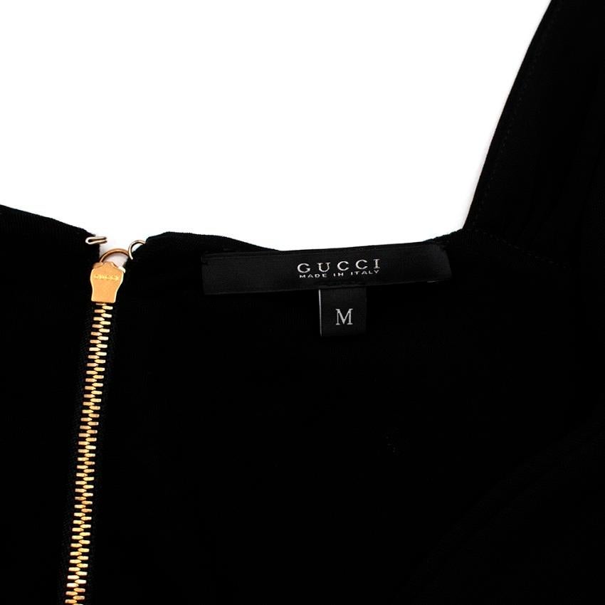 Gucci Black Sleeveless Dress With Rope Belt - Size M 1