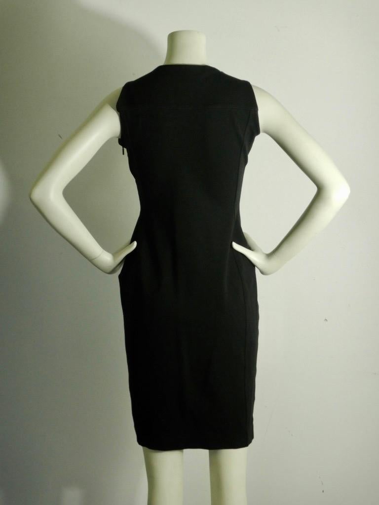 Women's Gucci Black Sleeveless Rayon Dress