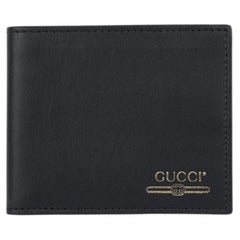 Gucci Black Smooth Calfskin Leather Bi-Fold Wallet