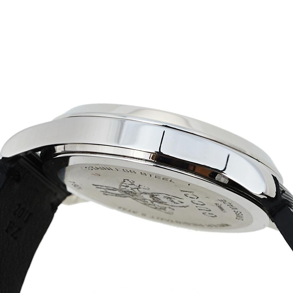 Gucci Black Stainless Steel Bee G-Timeless YA1264105 Women's Wristwatch 38 mm  4