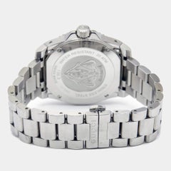Reloj de pulsera para hombre Gucci Black Stainless Steel Dive YA136301 40 mm