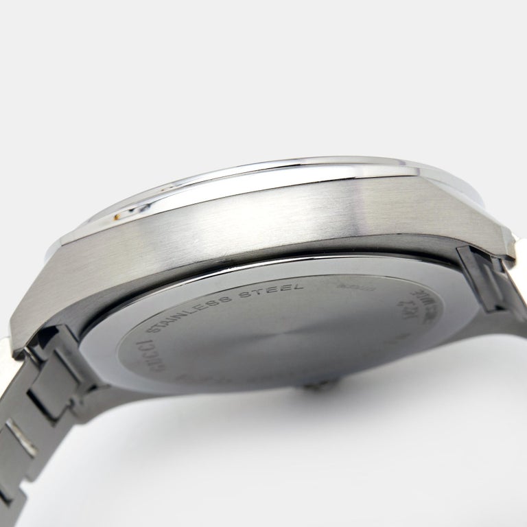 Gucci Black Stainless Steel GG2570 YA142201 Men's Wristwatch 44 mm at  1stDibs
