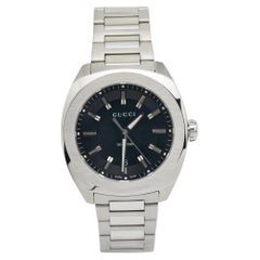 Gucci Black Stainless Steel GG2570 YA142201 Men's Wristwatch 44 mm