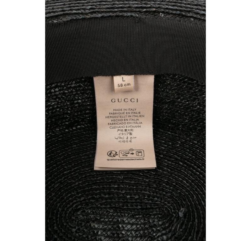 Gucci Black Straw Hat 6