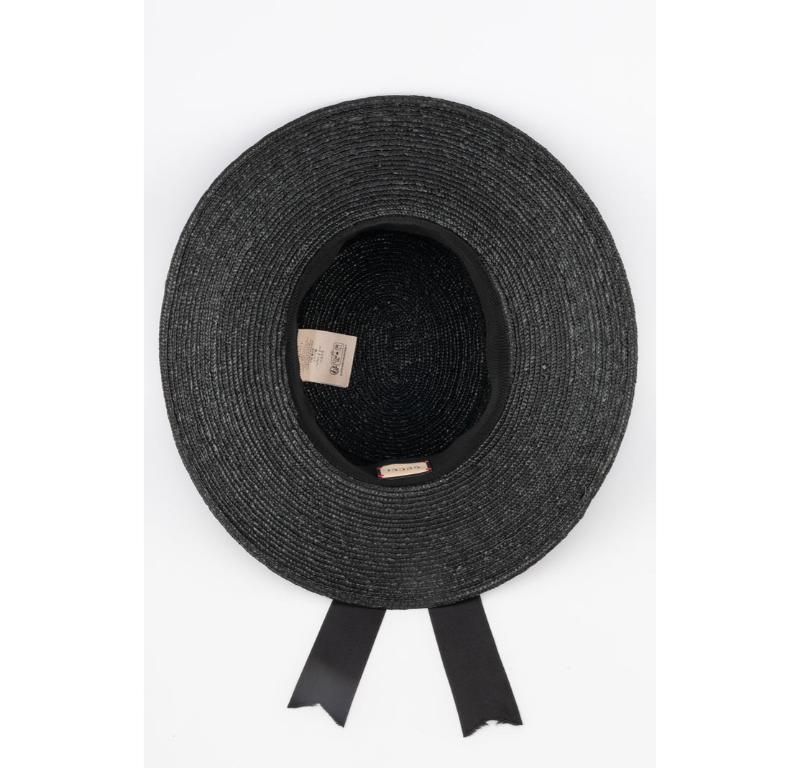 Gucci Black Straw Hat 4