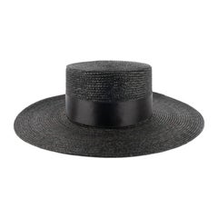 Gucci Black Straw Hat