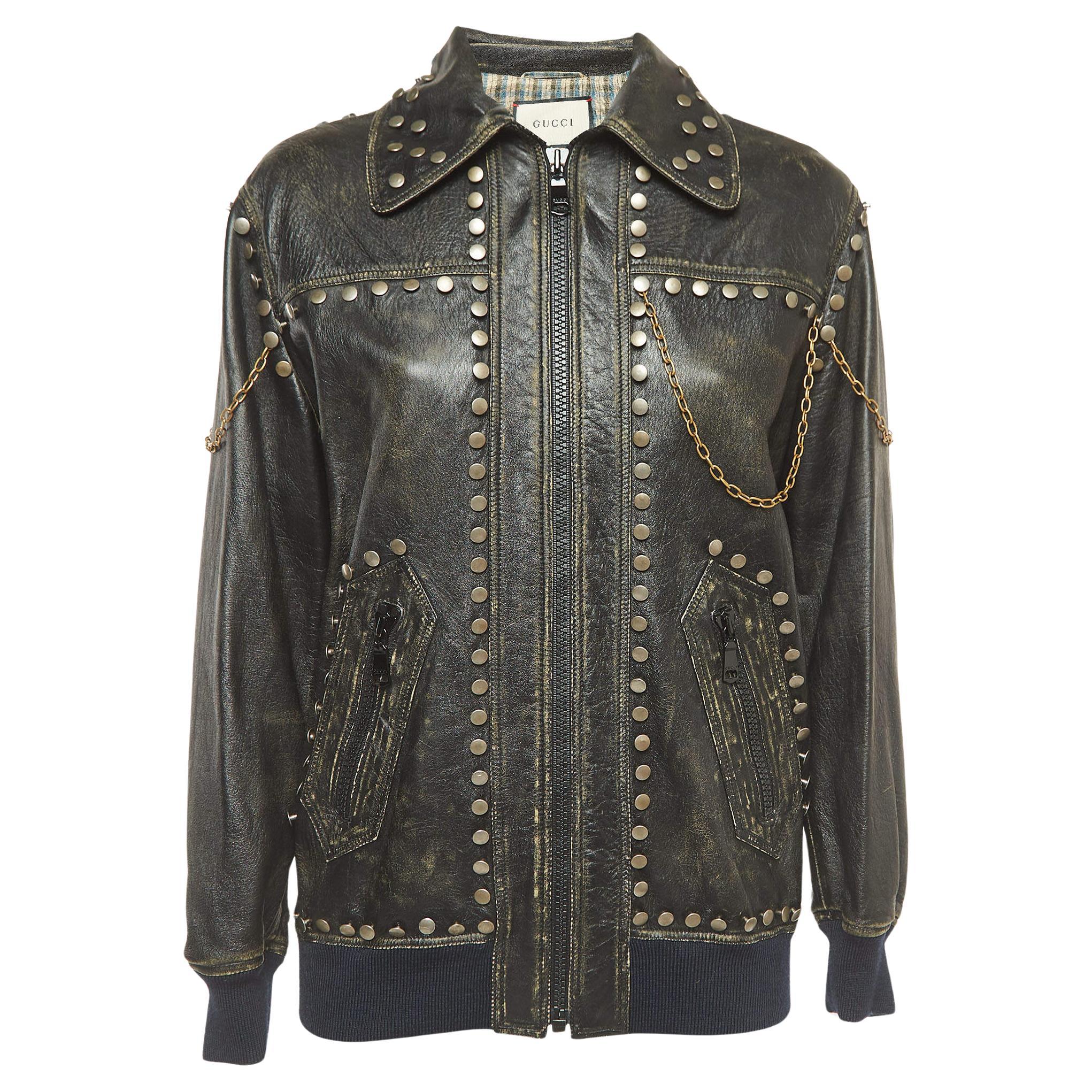 Gucci studded jacket 2025